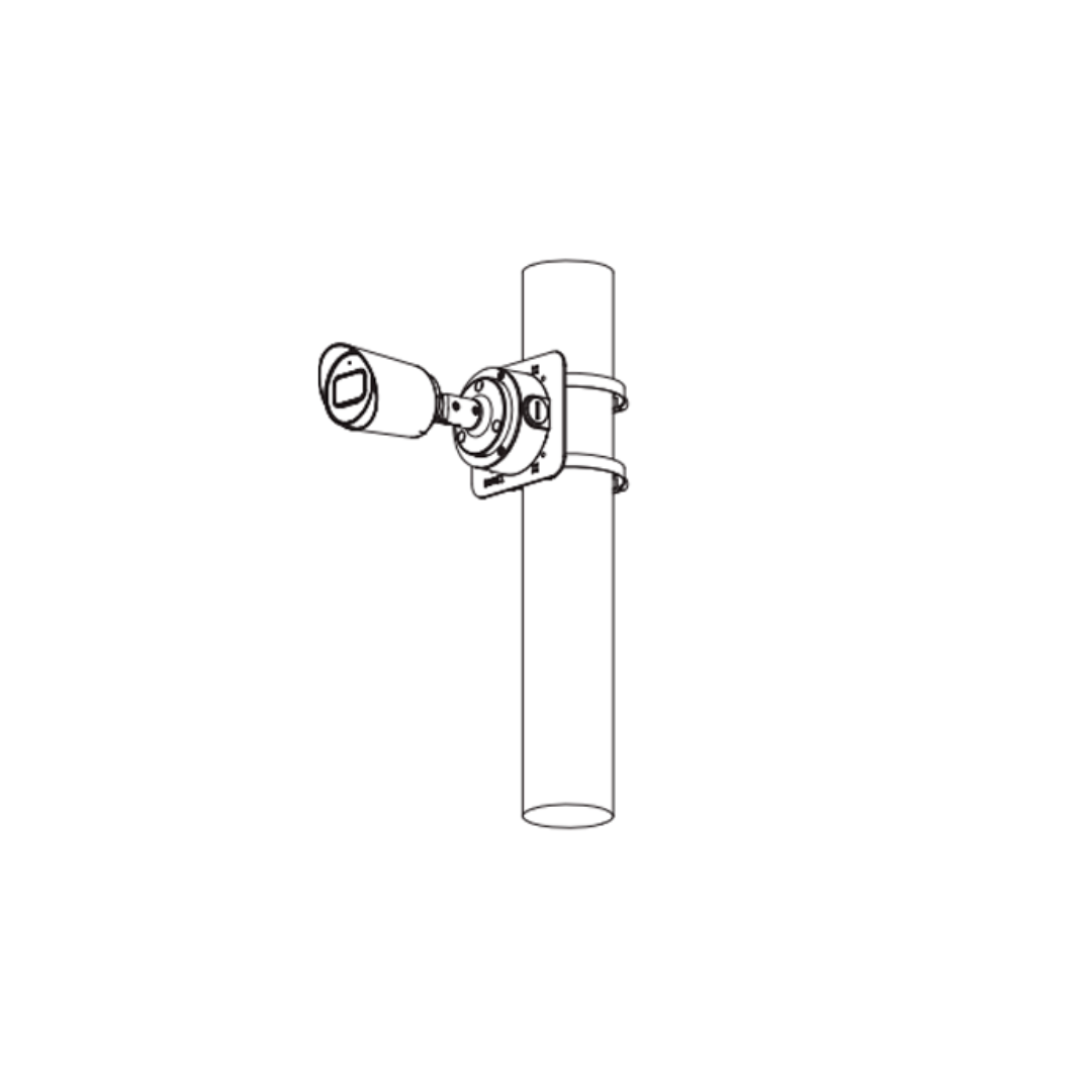 DAHUA - Cámara Bullet 4k Metálica/ 8 Megapíxeles/ Lente de 2.8 mm/ 106 Grados de Apertura/ IR de 30 Metros/ WDR Real/ Metálica/ Soporta: CVI/TVI/AHD/CVBS