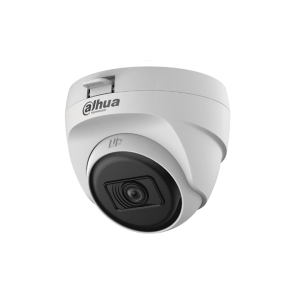 DAHUA - Cámara Domo de 2 Megapíxeles/ Lente 2.8 mm / 100 Grados de Apertura/ Smart ir 25 Mts/ Uso Interior/ CVI/TVI/AHD/CBVS