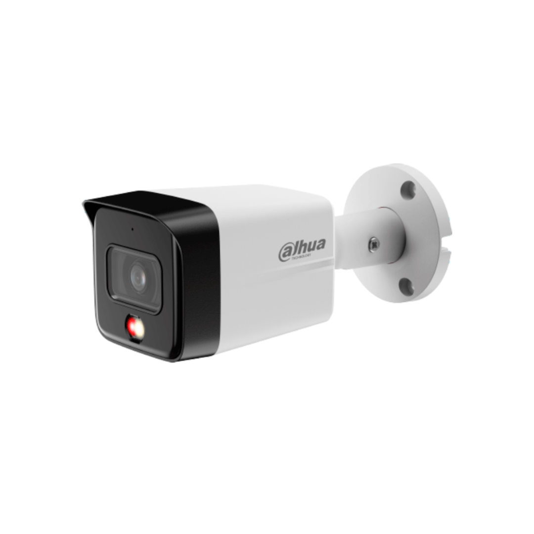 DAHUA - Cámara IP Bullet 4k Full Color + Iluminador Dual Inteligente/ 8 Megapíxeles/ Dual Light/ Lente de 2.8 mm/ 110 Grados de Apertura/ Micrófono Integrado/ H.265/ IR de 30 Metros/ IP67/ PoE/ DWDR