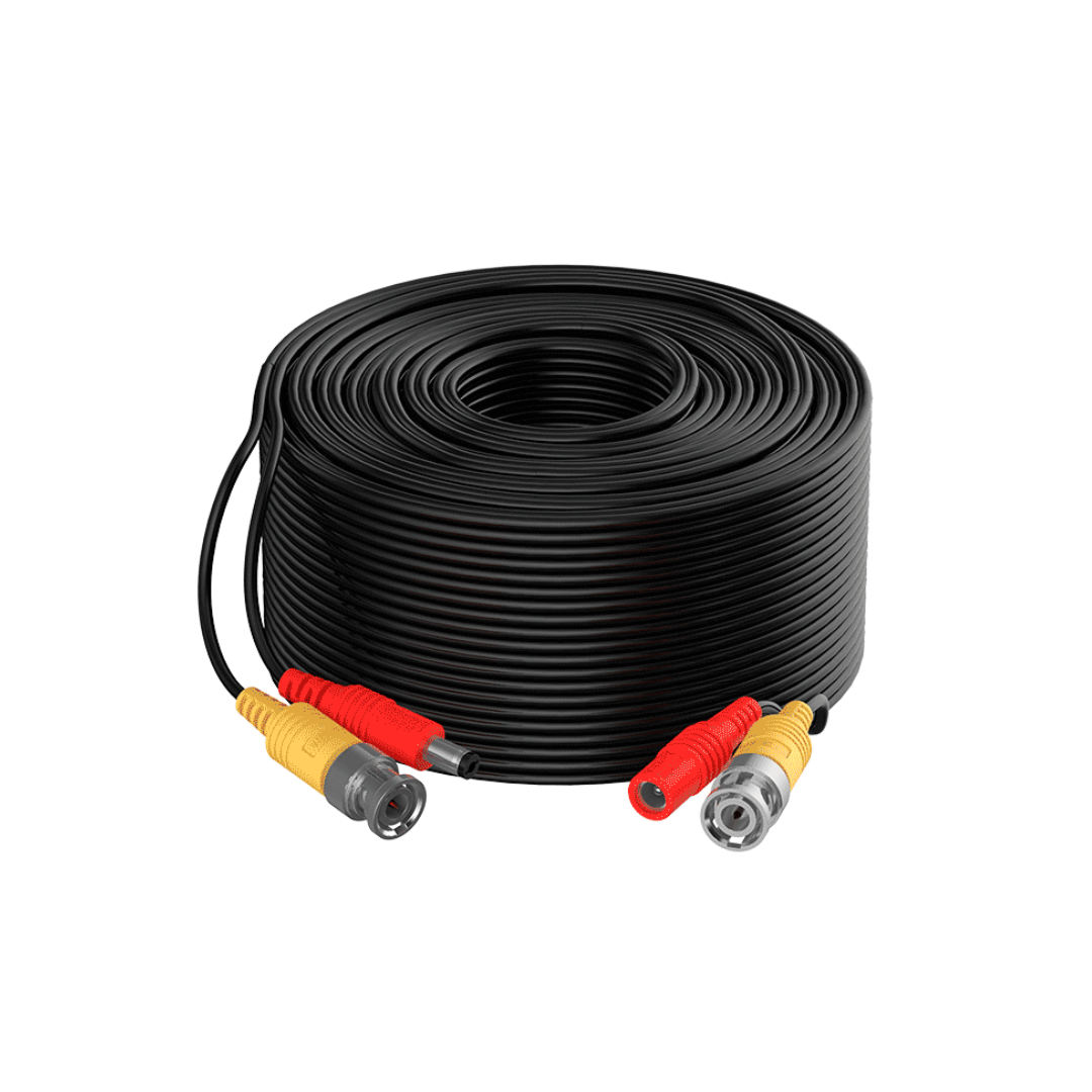 DAHUA DH-PFM942I-20-5-Cable armado de 20 metros para video y energía, compatible con cámaras hasta 4K. Incluye conectores BNC y de energía, ideal para uso interior y exterior. Fabricado con cobre de alta pureza, soporta AHD, CVI, TVI, y CVBS.