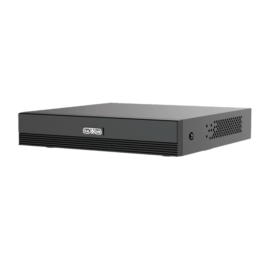 DVR's HD 4 Canales SAXXON SUA-XVR1E04-I- Video Grabador Dígital HDCVI/ Capacidad de 4 Canales HDCVI + 1 Canal IP/ Conversión Hasta 5 Canales IP/ Codificación Hasta 1080N/ Entradas & Salidas de Audio/ Onvif